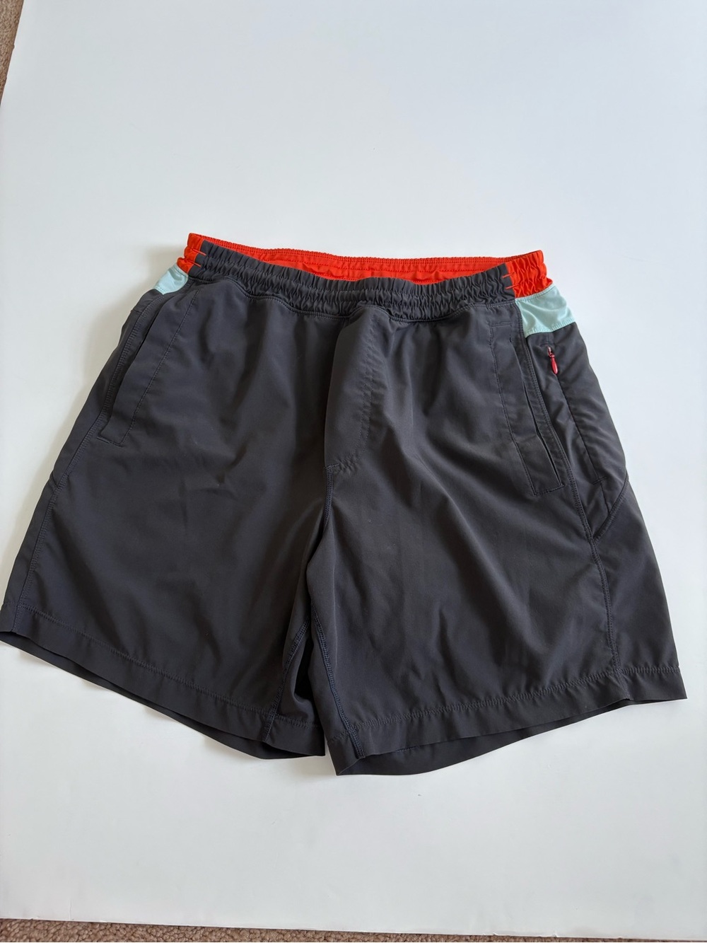 Birddogs Lined Athletic Shorts Gray Size Medium